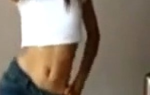 Busty teen dance
