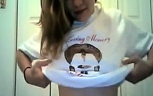 Teen flasher on cam