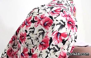 Unfaithful british milf lady sonia unveils her mon