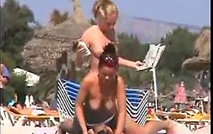 Voyeur naked beach lesbian 