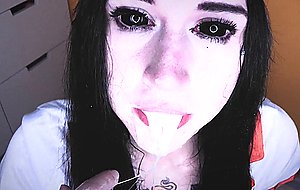 Pissing on sweet woman 1026
