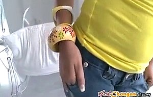 Latina girl has tits and ass