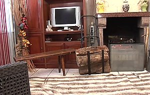 Blonde enjoys a bisexual threesome with two men