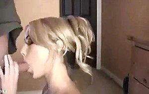 Homemade blonde bj