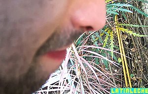 Straight latino blows maintenance guy and anal fucked