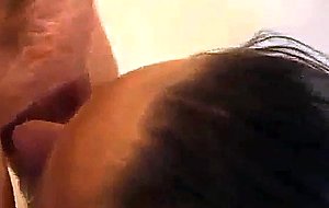 Amateur in sweet outfit and hands bound gets fucked