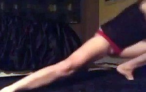 Flexy young teen