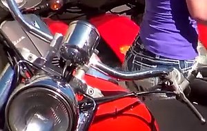 Biker babe boobnanza