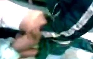 Guys take turns to fuck her