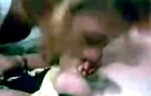 Guys take turns to fuck her