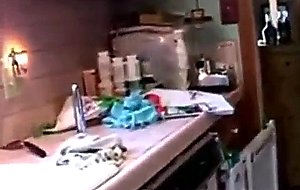 Sexy mature amateur sucks cock