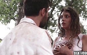 Big ass MILF sucks and fucks so hard by a bad stranger
