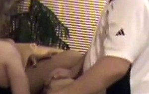 Busty amateur wives sucks and fucks with cum on tits