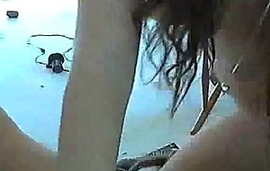 Super honey teen teases naked