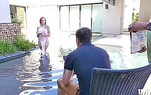 MILF Ana Bell Peaks sucking the studs meaty meat