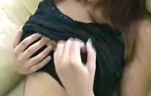 Brunette with beautifull tits fuck and facial