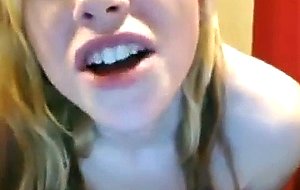 Stunning teen masturbates on cam part 2