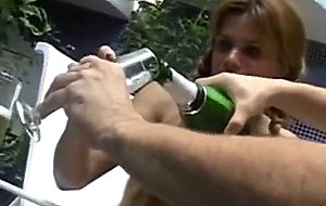 Teen Hilda fucking poolside