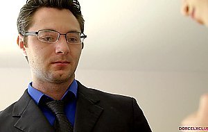 Hot Blonde Girl Begs To Be Fucked By A Lawyer At Detention