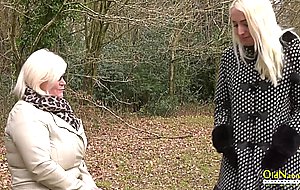 Oldnanny british busty mature lesbian adventure