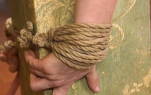 Natural wife anal fucked in bondage