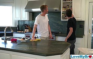 Twink asks his gay stepbrother some intimate questions