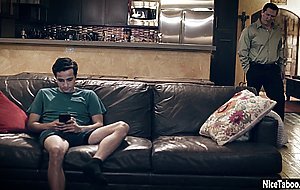 Big tits blonde sucked stepsons big cock before sex