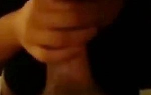 Brunette amateur bj cum in mouth