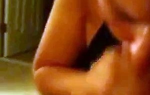 Brunette amateur bj cum in mouth