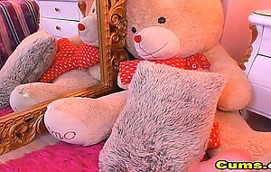 Busty Teen Fucks Her Pussy with toy Intensely