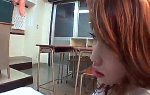 Saori pretty asian teen knows how to give a bj