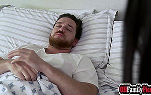 Skinny teen stepsister love morning quickie on bros big cock