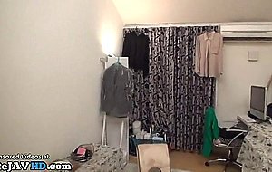 Japanese lovely teen in uniform gets toyed