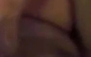 Teen gagging on massive dick