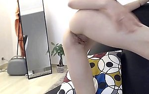 naughty babe gets naked and bends over