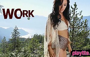 Chinese actress Wu Muxi showing off her perfect teen body