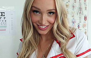 Amateur made beautiful nurse pov fuck roleplay