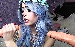 Nymphs 1st slutty double bj cumshot