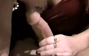 Amateur blonde milf wife bj and facial