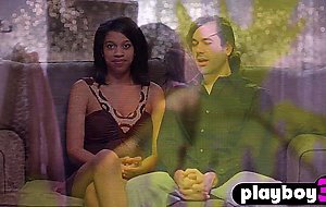Ebony babe sucks dick and fucked so hard by a perverted partner