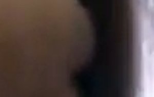 Hot brunette grinds dick