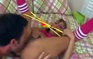 Teen chick enjoy big cock