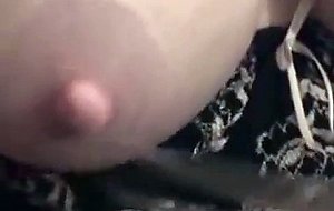 Babe gets tits pinched