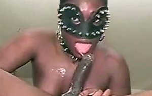 Ebony swallows 2 loads