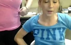 Mom and daughter on cam