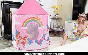 Chloe Temple getting caught giving pleasure to herself