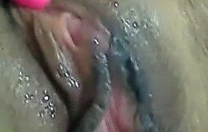 Sexy honey latina brunette girl plays