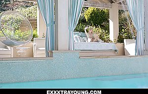 Sexy Lola Fae Tiny Blackmailer Fucked Outdoor