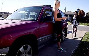 Black guy anal fucks mom and neighbor