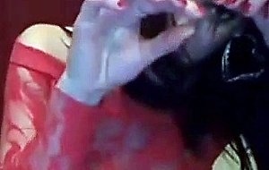 Hot brunette babe masturbation and vibrator